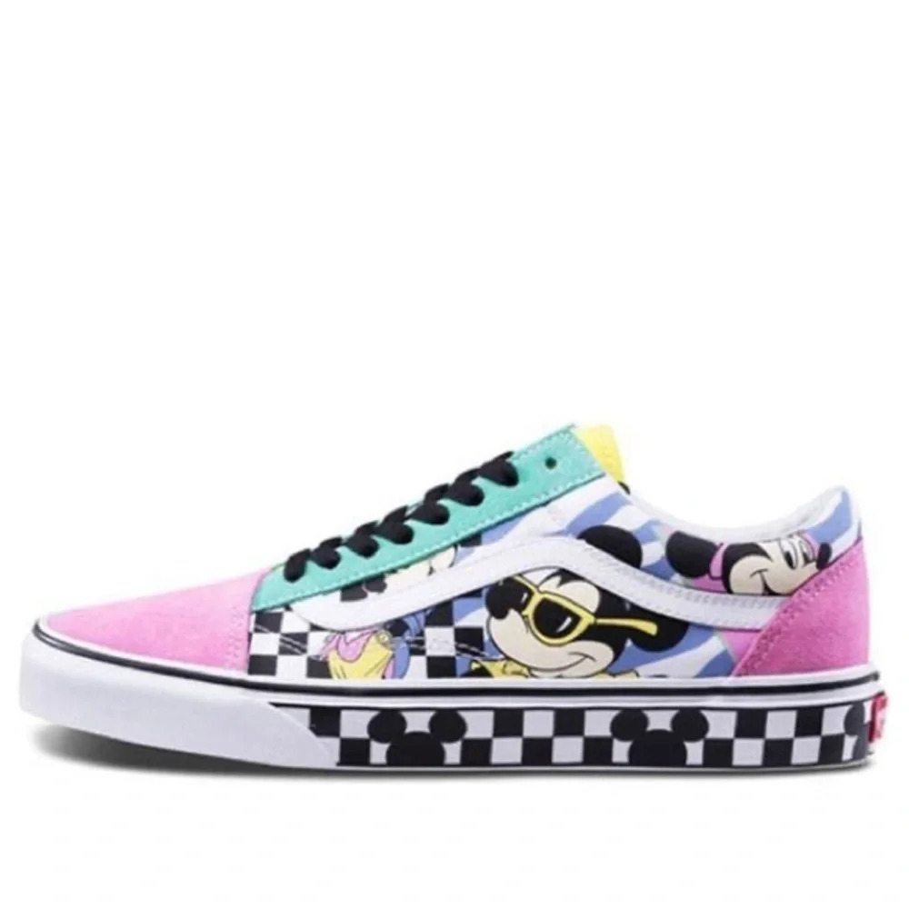 Vans Disney x Old Skool '80s Mickey' Low Top Skate Shoes Men's 6.0 / Women's 7.5 - Picture 2 of 10